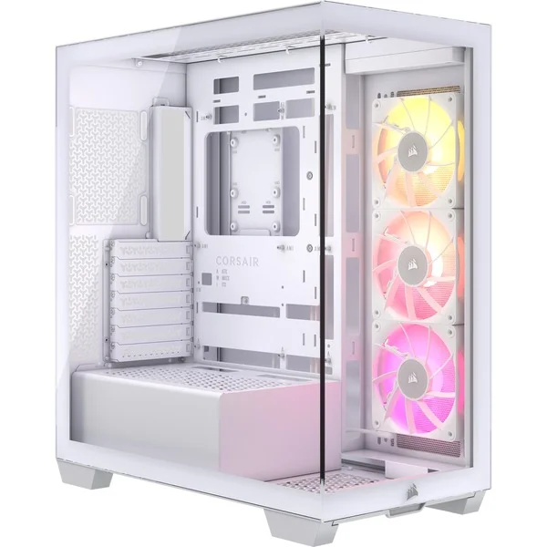 Corsair iCUE LINK 3500X RGB, Tower-Gehäuse (weiß, Tempered Glass, B-Ware)