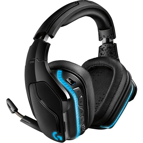 Logitech Gaming G935, Gaming-Headset (schwarz, 7.1 Virtual Surround, Lightsync)