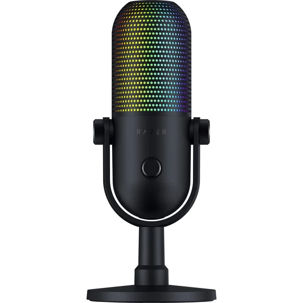 Razer Seiren V3 Chroma 32-Bit DSP , Mikrofon (schwarz, RGB, USB)