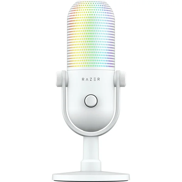 Razer Seiren V3 Chroma 32-Bit DSP , Mikrofon (weiß, RGB, USB)