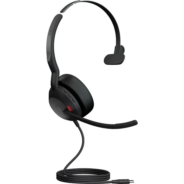 Jabra Evolve2 50, Headset (schwarz, Mono, Microsoft Teams, USB-C)