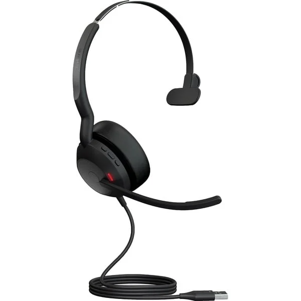 Jabra Evolve2 50, Headset (schwarz, Mono, UC, USB-A)