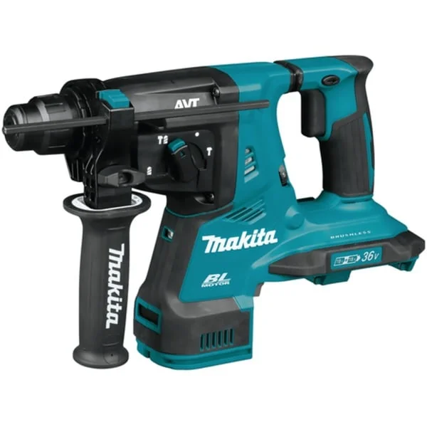 Makita Akku-Kombihammer DHR280ZJ SDS-PLUS, 36Volt (2x18V), Bohrhammer (blau/schwarz, ohne Akku und Ladegerät)