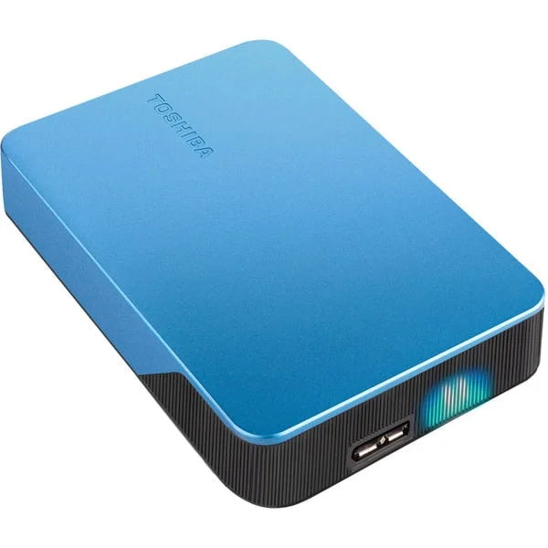 Toshiba Canvio Flex 4TB, Externe Festplatte (blau (glänzend), USB-C / USB-A)