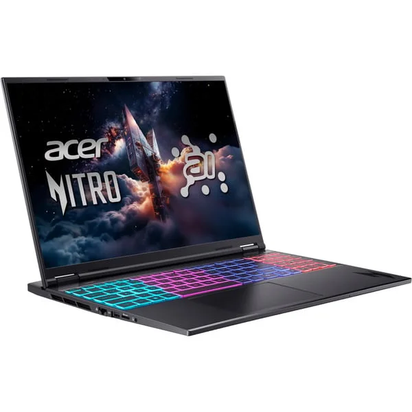 Acer Nitro 16S AI (AN16S-61-R2M9), Gaming-Notebook (schwarz, AMD Ryzen AI 9 365, NVIDIA GeForce RTX 5070, 16 GB DDR5, 1 TB (512 GB SSD & 512 GB SSD), Windows 11 Home)