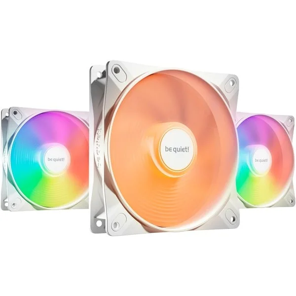 be quiet! Light Wings LX 120mm PWM White Triple Pack, Gehäuselüfter (weiß, 3er Pack, 120 mm)