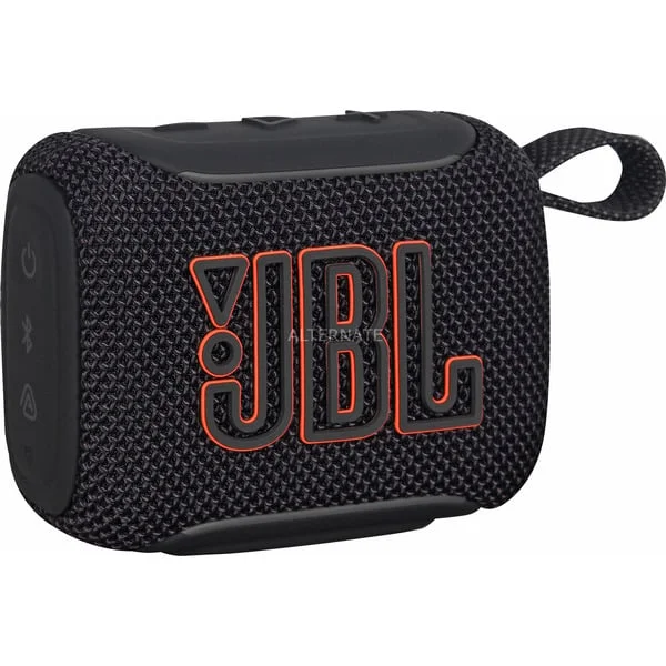 JBL GO 5, Lautsprecher (schwarz, Bluetooth, Ambient-Randbeleuchtung, IP68)