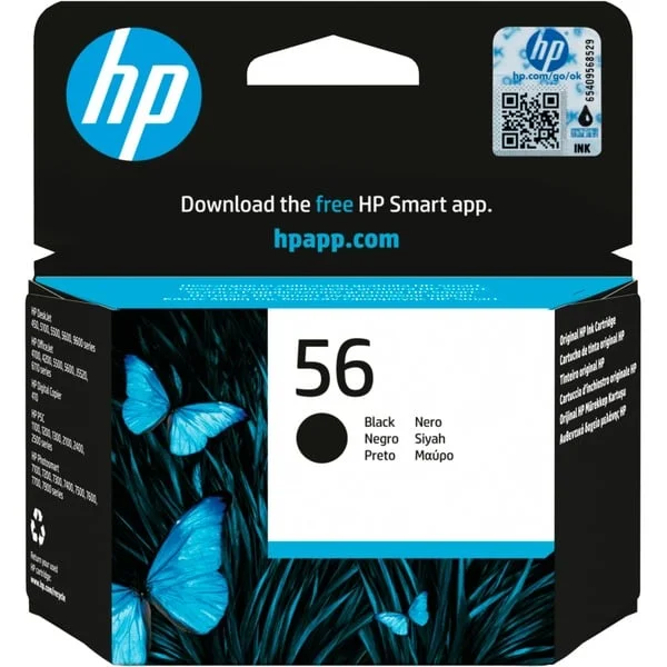 HP Nr. 56 Tinte schwarz C6656AE
