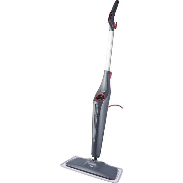Vileda Dampfreiniger Steam Plus Plus XXL (schwarz/rot, inkl. 2 Ersatzbezügen)