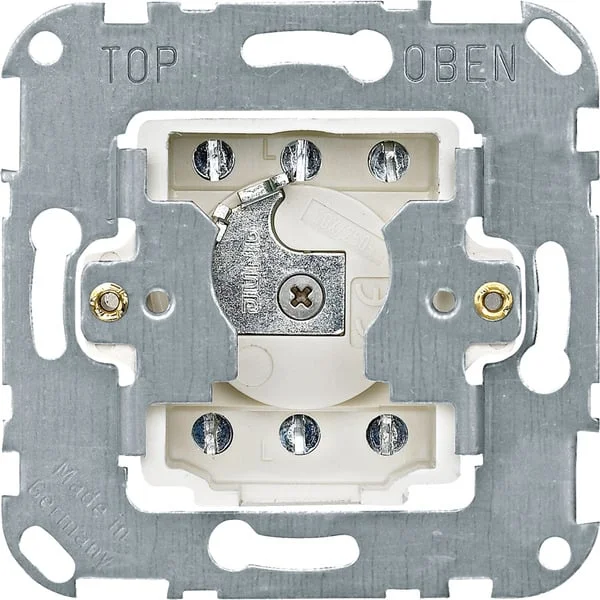 Merten Tastschalter Einsatz zwei polig Rollladentaster Typ 318901 Unterputz, Tastenschalter (Retail)