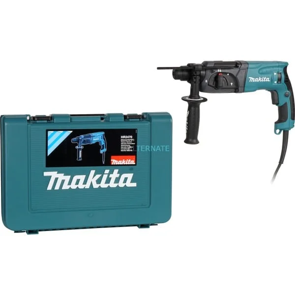 Makita Bohrhammer HR2470 (blau/schwarz, Transportkoffer, 780 Watt)