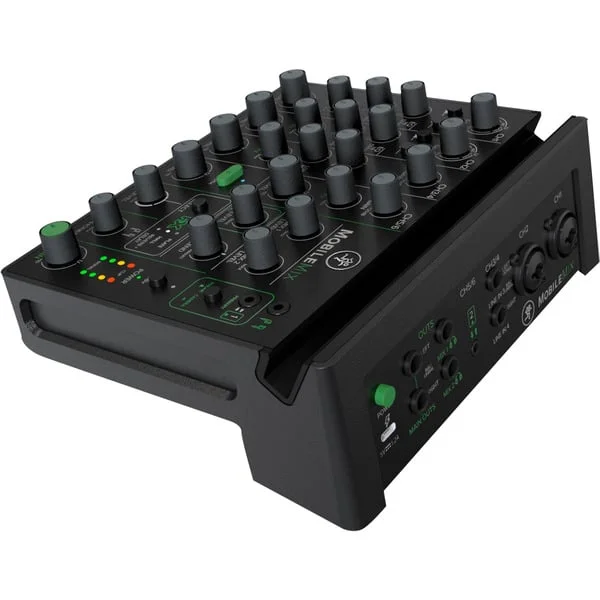 MACKIE MobileMix , Mischpult (schwarz, 8-Kanal Mixer USB Stromversorgung A/V)