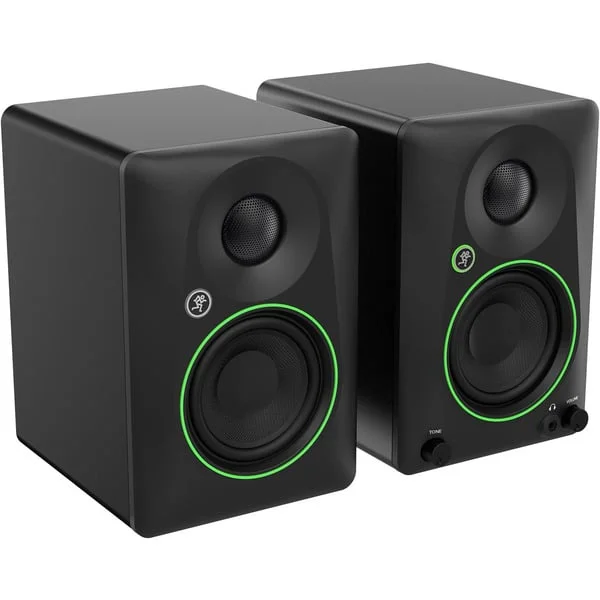 MACKIE CR3.5BT, Lautsprecher (schwarz, Aktive 3,5" Studiomonitore mit Bluetooth und Klangregelung)