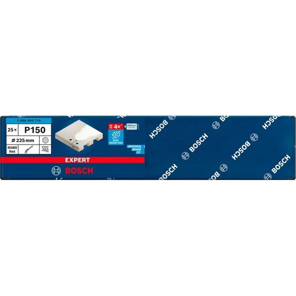 Bosch Professional Expert M480 Netzstruktur-Schleifblatt Ø 225mm, K150 (25 Stück, für Trockenbauschleifer)