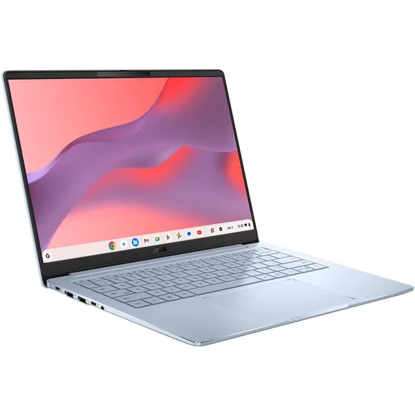 ASUS Chromebook CM14 (CM1406CM4A-LY0052), Notebook (hellblau, MediaTek Kompanio 540, Mali-G57 MC2, 8 GB LPDDR5X, 128 GB (128 GB eMMC), Google Chrome OS)