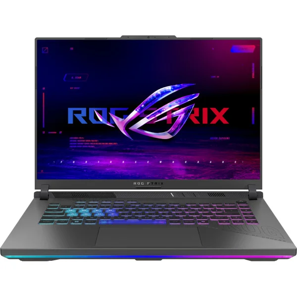 ASUS ROG Strix G16 (G614PR-RV164W), Gaming-Notebook (grau, AMD Ryzen 9 8940HX, NVIDIA GeForce RTX 5070 Ti, 16 GB DDR5, 512 GB (512 GB SSD), Windows 11 Home)