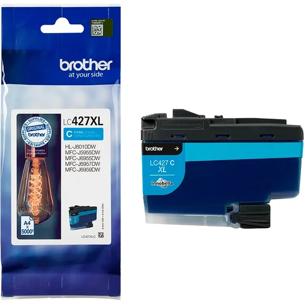 Brother Tinte cyan LC427XLC