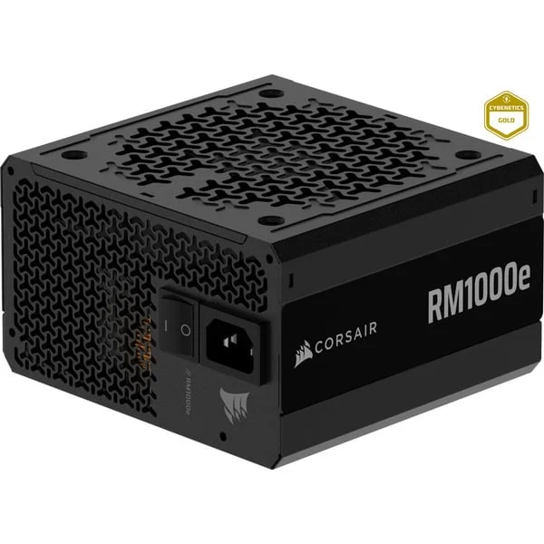 Corsair RM1000e, PC-Netzteil (schwarz, 1x 12 Pin High Power GPU, 2x PCIe, Kabel-Management, 1000 Watt, B-Ware)