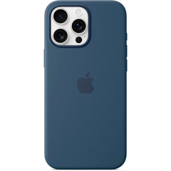 Apple Silikon Case mit MagSafe, Handyhülle (dunkelblau, iPhone 16 Pro Max)