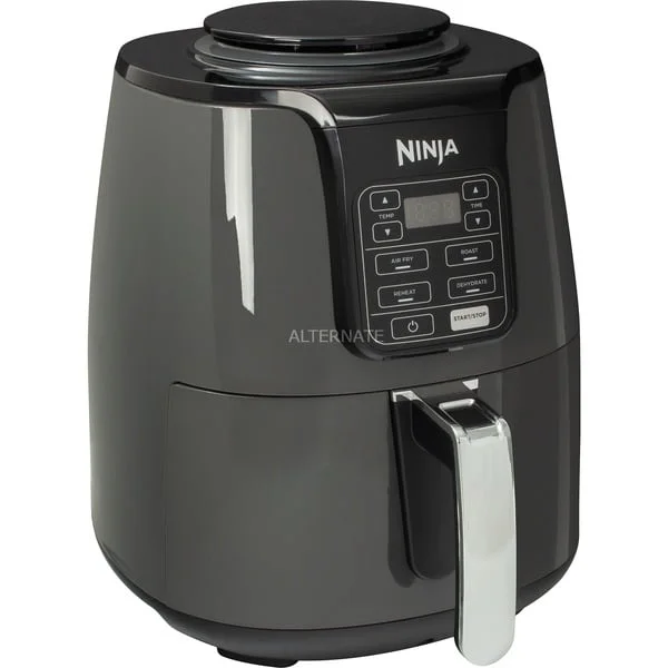 Ninja Heißluftfritteuse AF100EU (schwarz/grau, 1.550 Watt, Korb 3,8 Liter)