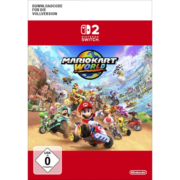 Mario Kart World-Spiel (Nintendo Switch 2, Download Code)