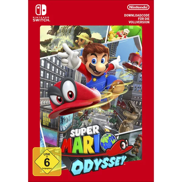 Super Mario Odyssey, Nintendo Switch-Spiel (Nintendo Switch, Download Code)