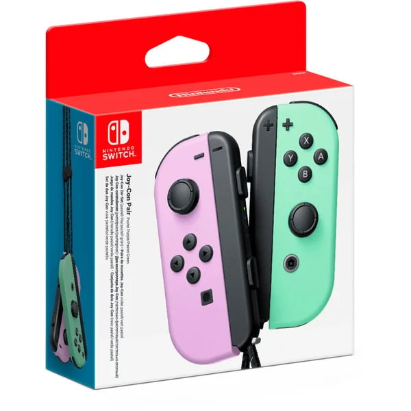 Nintendo Joy-Con 2er-Set, Bewegungssteuerung (hellviolett/hellgrün)