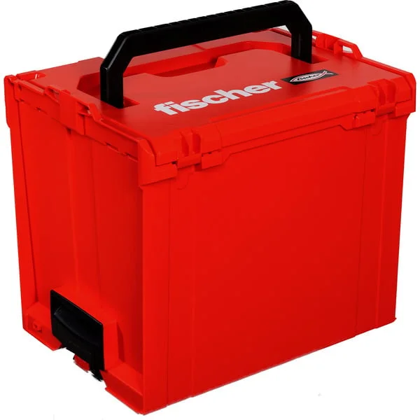 fischer L-BOXX FLB 374, leer, Werkzeugkiste (rot/schwarz)