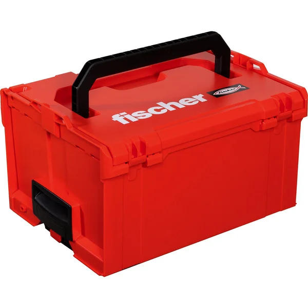 fischer L-BOXX FLB 238, leer, Werkzeugkiste (rot/schwarz)