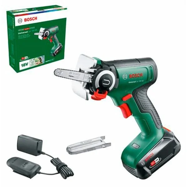 Bosch Heimwerken & Garten Akku-Säge NanoBlade UniversalCut 18V-65, 18Volt, Kettensäge (grün/schwarz, Li-Ionen Akku 2,5Ah, POWER FOR ALL ALLIANCE)