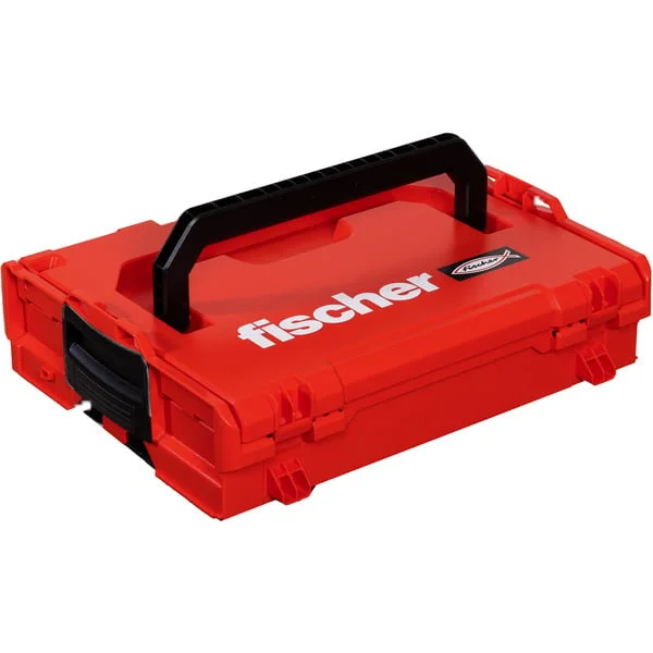fischer L-BOXX FLB 102, leer, Werkzeugkiste (rot/schwarz)