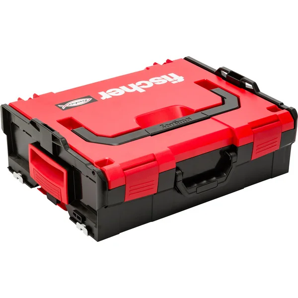 fischer L-BOXX FLB 136, leer, Werkzeugkiste (rot/schwarz)