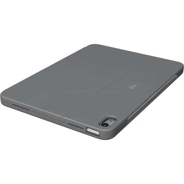 Logitech Combo Touch, Tastatur (grau, DE-Layout, Scherenmechanik, für iPad Air 11" (M2) und iPad Air (5. Generation))