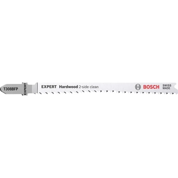 Bosch Professional Expert Stichsägeblatt T 308 BF 'Hardwood 2-side clean' (25 Stück)