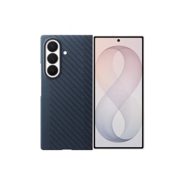 Samsung Carbon Magnet Case, Handyhülle (dunkelblau, Samsung Galaxy Z Fold8 Ultra)