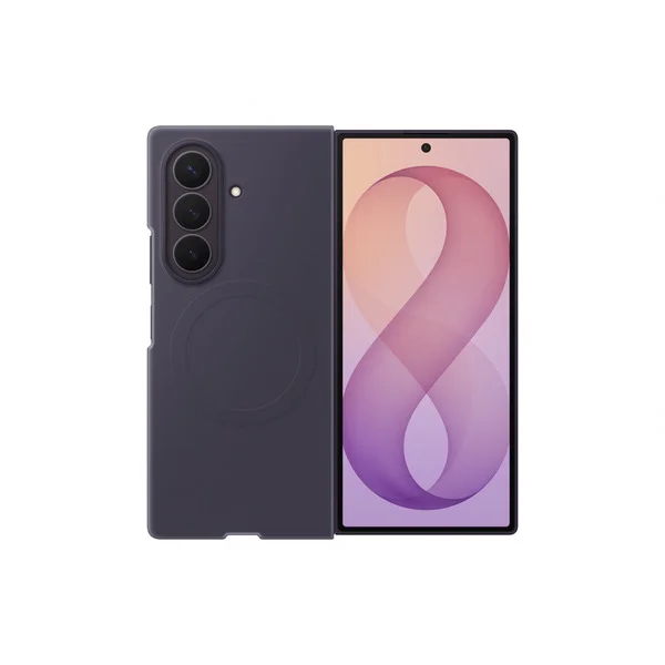 Samsung Silicone Magnet Case, Handyhülle (dunkelviolett, Samsung Galaxy Z Fold8 Ultra)