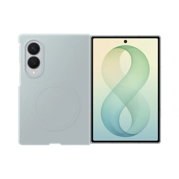 Samsung Silicone Magnet Case, Handyhülle (hellgrün, Samsung Galaxy Z Fold8)