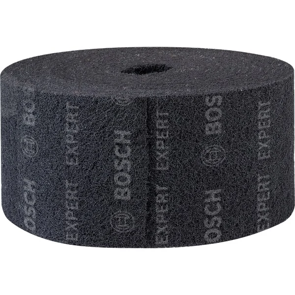 Bosch Professional Expert Vliesrolle N880 Medium S, 150mmx10m, Schleifblatt (schwarz, 10 Meter Rolle, zum Handschleifen)
