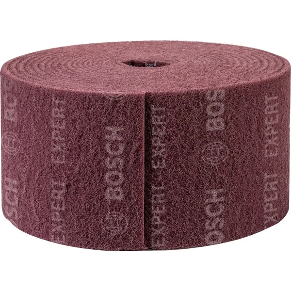 Bosch Professional Expert Vliesrolle N880 Sehr fein A, 150mmx10m, Schleifblatt (rot, 10 Meter Rolle, zum Handschleifen)