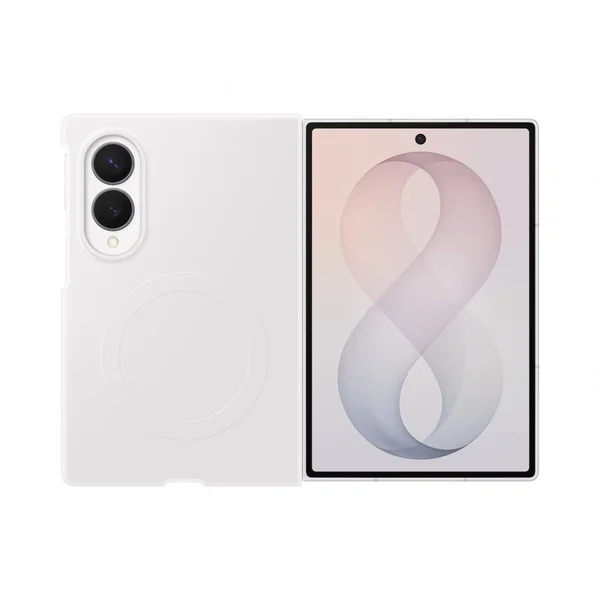 Samsung Silicone Magnet Case, Handyhülle (creme, Samsung Galaxy Z Fold8)