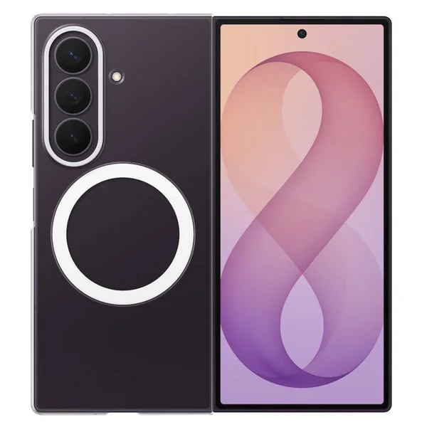 Samsung Clear Magnet Case, Handyhülle (transparent, Samsung Galaxy Z Fold8 Ultra)