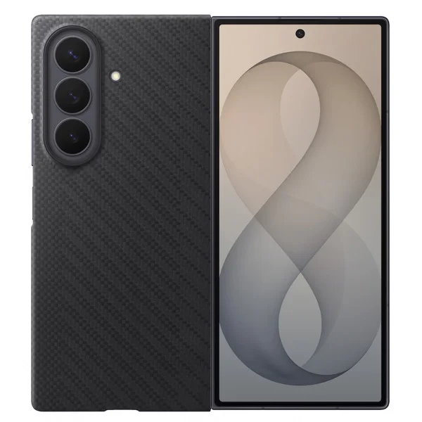 Samsung Carbon Magnet Case, Handyhülle (schwarz, Samsung Galaxy Z Fold8 Ultra)