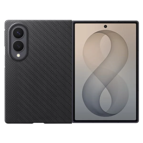 Samsung Carbon Magnet Case, Handyhülle (schwarz, Samsung Galaxy Z Fold8)
