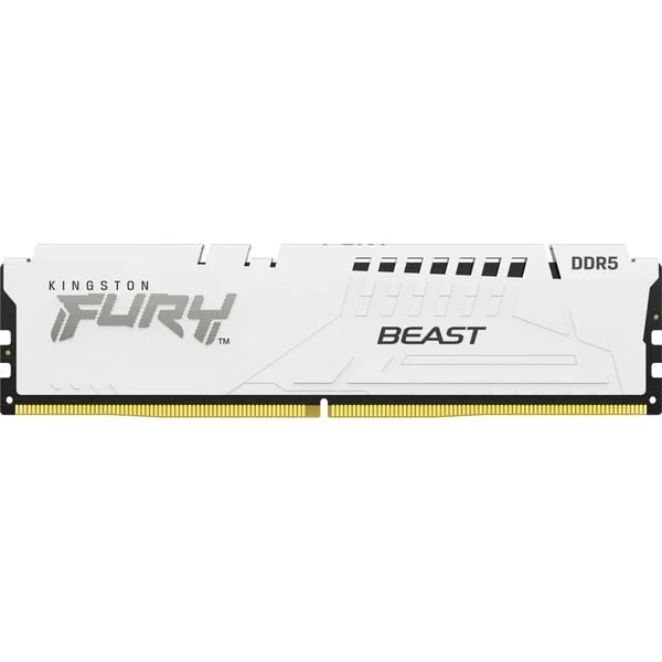 Kingston FURY DIMM 32 GB DDR5-5600 , Arbeitsspeicher (weiß, KF556C36BWE-32, FURY Beast, AMD EXPO)