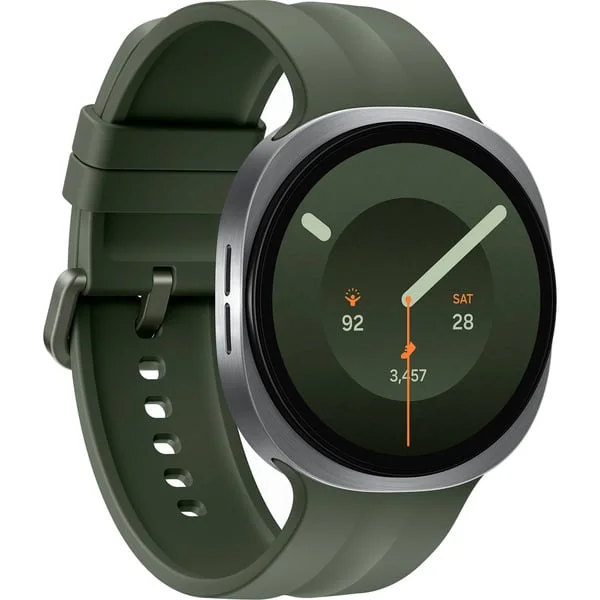 Samsung Galaxy Watch9, Smartwatch (silber, 44 mm, LTE, Sport Band M/L)