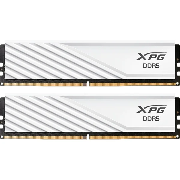 ADATA DIMM 16 GB DDR5-5600 (2x 8 GB) Dual-Kit, Arbeitsspeicher (weiß, AX5U5600C468G-DTLABWH, XPG Lancer Blade, INTEL XMP, AMD EXPO)