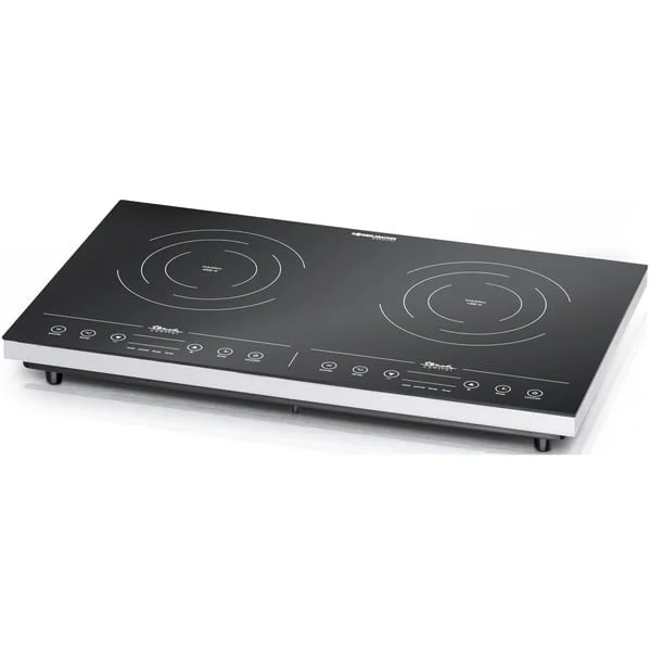 Rommelsbacher Doppelkochplatte CT 3410/IN (schwarz/silber, B-Ware)