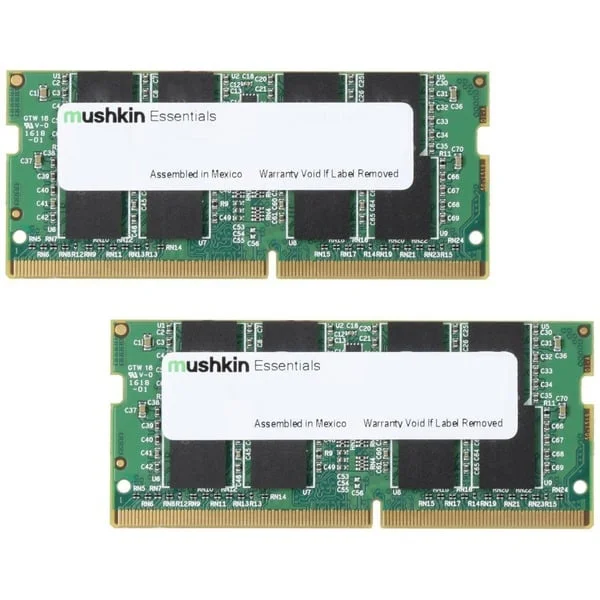 Mushkin SO-DIMM 64 GB DDR4-2666 (2x 32 GB) Dual-Kit, Arbeitsspeicher (MES4S266KF32GX2, Essentials)