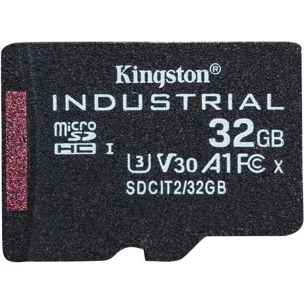 Kingston Industrial 32 GB microSDHC, Speicherkarte (schwarz, UHS-I U3, Class 10, V30, A1)