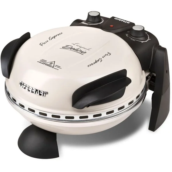 G3 Ferrari Delizia Pizzaofen G1000617 (creme, 1.200 Watt, für Pizza Ø 31cm)